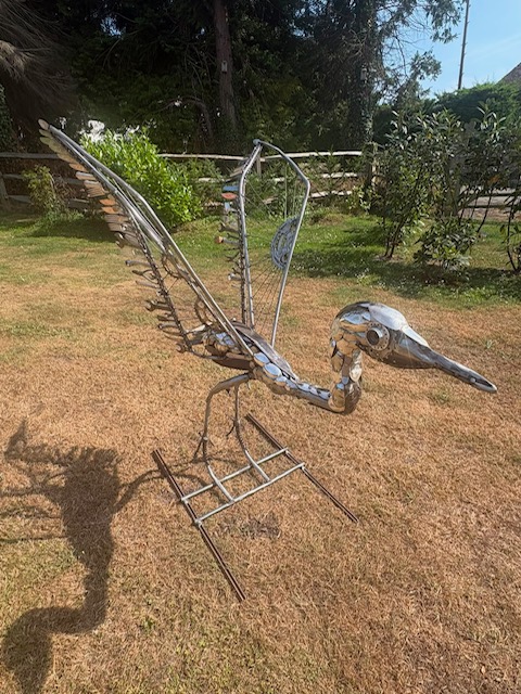Memorial Heron Sculpture
